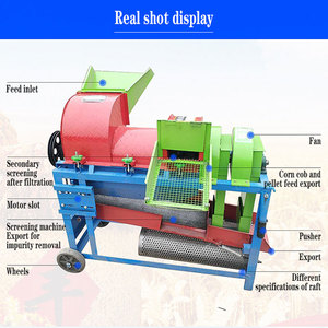 <span class=keywords><strong>Trilladora</strong></span> Portátil Multifuncional con Ruedas, Fácil de Operar, para Maíz, Soja, Sorgo y Cacahuete - Product Image 3