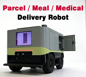 Robot de Entrega Autónomo Multi-Escenario |   Solución Logística para Parques Médicos Escolares |   Vehículo de Carga Autónomo con IA, 6-8 Horas de Autonomía - Product Image 1