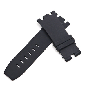 โรลามี่ GAP128A 28 มม. สีดำกันน้ำระบายอากาศได้ดีกีฬายางซิลิโคนสายรัดข้อมือสำหรับรอยัลออฟชอร์ - Product Image 6