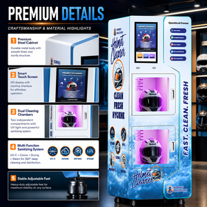 Distributeur automatique <span class=keywords><strong>de</strong></span> nettoyage <span class=keywords><strong>de</strong></span> casques pour 2 casques - Product Image 4