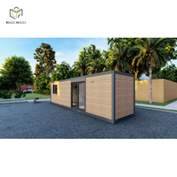 Cabine de 30 pieds pour conteneur Resort Home Entièrement meublé Modulaire Préfabriqué Homestay Wood Jungle Cabin