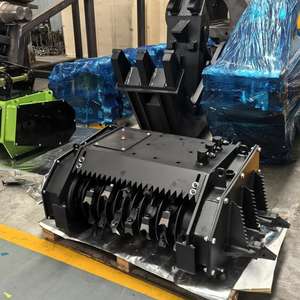 Machine de réhabilitation des terrains d'excavation, tondeuse à gazon hydraulique, broyeur d'arbres avec composant moteur principal pour la réhabilitation des terrains de haies et d'herbe - Product Image 1