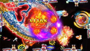 เกมอาร์เคดชาร์คแดนซ์ พลัส เมอร์เมดบอมบ์  ยิงมังกร 8 ที่นั่ง เกมยิงปลา - Product Image 3