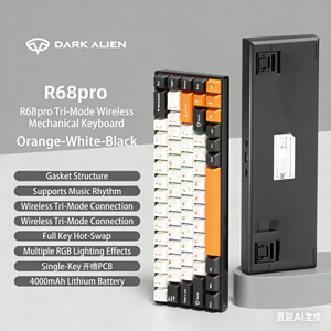 Tastiera Meccanica Gaming Wireless Hot-Swappable a 68 Tasti con Keycaps PBT Stampati e RGB, Personalizzabile OEM, Tri-Modalità - Offerta Speciale - Product Image 4