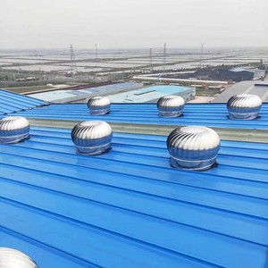 Ventilatore di Scarico a Turbina Eolica Non Motorizzato da 110/500/800 mm per Tetti di Allevamenti Avicoli e Magazzini - Product Image 5