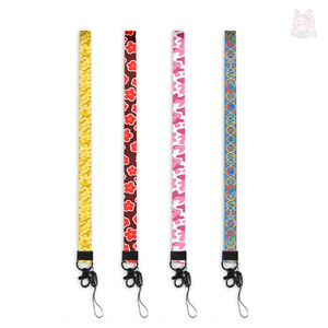High Quality Cartoon Sublimation Printed Lanyard Polyester Lanyard with Breakaway Clasp