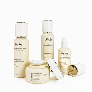 Tùy Chỉnh Nhãn Hiệu Riêng Mỹ Phẩm Container Nắp Màu Trắng 50G Cơ Thể Dưỡng Da Bơ Sang Trọng Thủy Tinh Mỹ Phẩm Lọ Có Nắp Đậy Và Hộp - Product Image 4