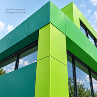 Panneau composite en aluminium massif de qualité signalétique 3 mm, anodisé argent, résistant aux UV et anti-décoloration pour la décoration murale intérieure