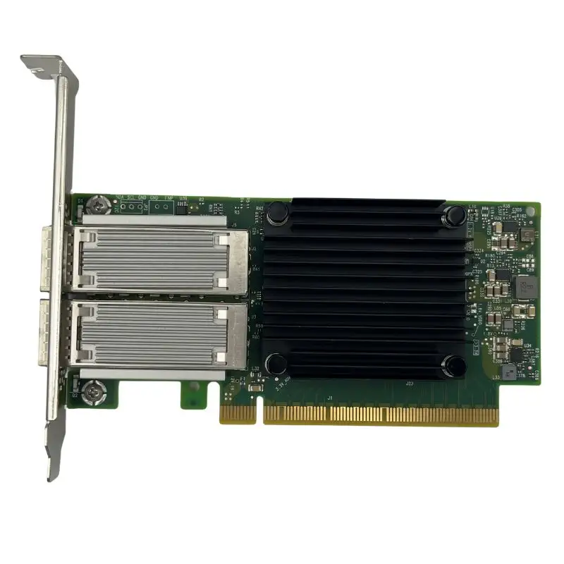 جهاز الكمبيوتر الأصلي MCX516A-GCAT PCIe 3.0 x16، منفذان، 50G QSFP28