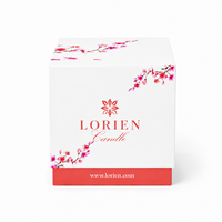 Caja Rígida de Lujo Personalizada con Tapa y Base, Empaque de Papel Impreso para Velas Aromáticas y Marcas de Fragancias para el Hogar