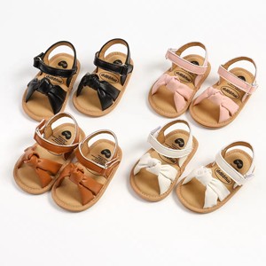 Zomer Meisjes Sandalen Voor Kinderen Eenvoudige Effen Kleur Zachte Zool Schoenen Voor Wandelschoenen Slippers - Product Image 1
