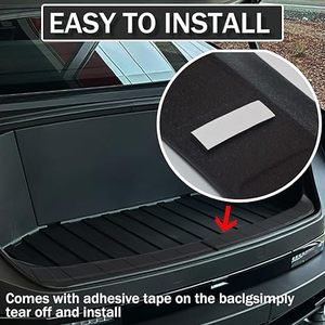 2024 Tesla Cybertruck Protecteur de porte de coffre avant Sill TPE Guard Cover Pickup pour Tesla Cybertruck Accessoires (Noir) - Product Image 3
