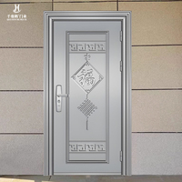 Porte d'entrée moderne en acier inoxydable, motif floral blanc, anti-effraction, pour cave à vin, fabriquée en Chine