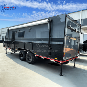 21FT hors route <span class=keywords><strong>caravane</strong></span> moto ATV/UTV Mover remorque de voyage puissant 6 couchettes camping-car Camping Rv jouet transporteur - Product Image 3