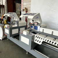 Machine de découpe automatique de profilés en aluminium CNC à double tête Z-550, robuste, avec moteur servo, angles de 45° et 90° pour portes/fenêtres