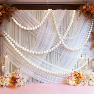 Ornements de perles simulées de 5,5 à 8 cm, grandes perles rondes en plastique simulées pour la décoration de mariage, de fête ou de fond de scène DIY - Product Image 3
