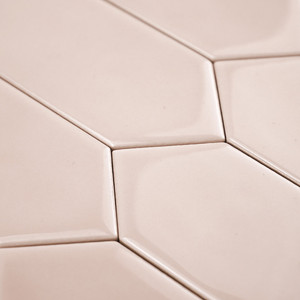 Piastrella Rosa Picket 5x25 Cm Spessore 9 Mm Finitura Lucida Bordi Irregolari - Product Image 5