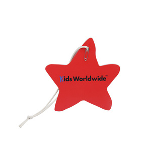 Diseño personalizado estrella patrón Impresión logotipo mano etiqueta ropa <span class=keywords><strong>columpio</strong></span> colgar etiqueta para ropa marca - Product Image 5