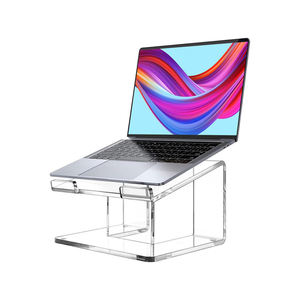 Supporto per Monitor in Acrilico, Mensola per Stampante e Laptop, Porta Telefono, Organizzatore da Scrivania, Espositore per Schermo - Product Image 6