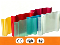 Plaque de toiture en fibre de verre transparente à haute transmission lumineuse, qualité supérieure, ignifuge et isolante thermiquement pour serre GRP