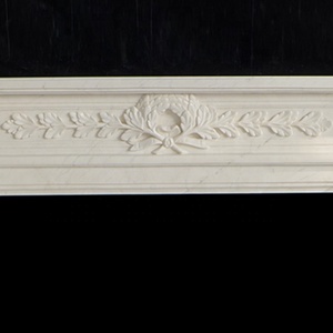 Design classique de bonne qualité en marbre sculpté cheminée - Product Image 6