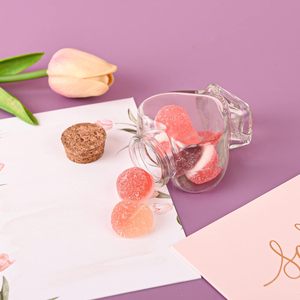 Rỗng Mini Hình Trái Tim Chai Thủy Tinh Với Nút Chai Nút Chai Trang Trí Tự Làm Nghệ Thuật Thủ Công Mỹ Nghệ Cho Nguồn Cung Cấp Bên Đám Cưới Biểu Tượng Tùy Chỉnh - Product Image 5