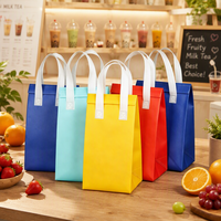 Sac isotherme écologique non tissé avec logo personnalisé, sac thermique portable pour les courses et les pique-niques