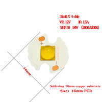 Perles de lampe LED SMD XHP50 T6 XHP70 XHP90 DC 3V/6V/12V, diodes 18W 20W 40W, LED haute puissance pour lampe torche à lumière forte