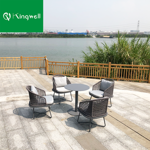 Vente chaude meubles de patio extérieur modernes ensemble de salle à manger tables et chaises pour restaurant et jardin - Product Image 3