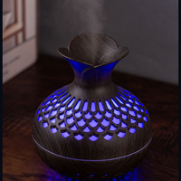 Humidificateur d'air électrique à brume fraîche avec design en bois pour chambre à coucher, hôtel et usage domestique, vente en gros d'usine
