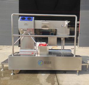 Station <span class=keywords><strong>de</strong></span> lavage <span class=keywords><strong>de</strong></span> bottes avec distributeur <span class=keywords><strong>de</strong></span> savon, station <span class=keywords><strong>de</strong></span> nettoyage hygiénique pour les usines <span class=keywords><strong>de</strong></span> transformation alimentaire et <span class=keywords><strong>de</strong></span> viande - Product Image 2