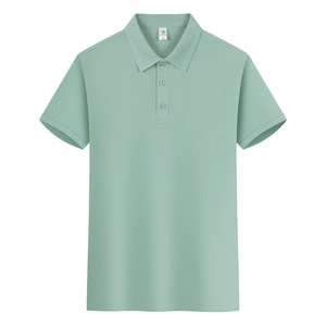 Camisa Polo de Color Sólido, Algodón, Manga Corta, Ropa de Trabajo Corporativa, Uso Diario - Product Image 3