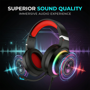 Audífonos Gamer PJT-DEP2469 RGB LED con Cable, Conexión USB, para Deportes y DJ, Alta Calidad de Sonido - Product Image 4