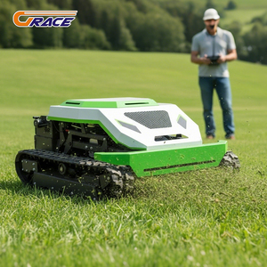 Voies en caoutchouc <span class=keywords><strong>pour</strong></span> l'agriculture tout terrain homologuées CE EPA Balayeuse à neige multifonctionnelle Télécommande Robot <span class=keywords><strong>Tondeuse</strong></span> à gazon - Product Image 6