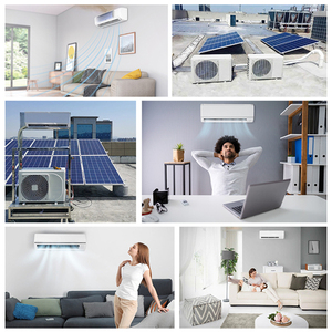 Tragbare Solar-Mini-Klimaanlage für Auto und Outdoor-Nutzung mit Wiederaufladbarem Akku und Solarpanelen für Effiziente Kühlung - Product Image 4