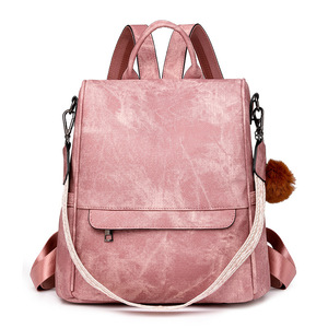 2025 NEW 5 Colors Anti Theft <strong>Backpack</strong> for Women <strong>Leopard</strong> Laptop <strong>Backpacks</strong> Bags with Plush Ball Decoration for Ladies Women - Product Image 6