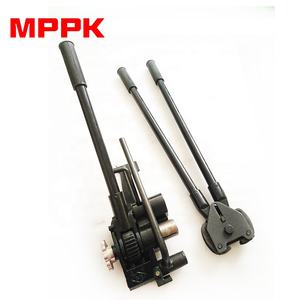 Flejadora de paquetes de madera de mano semiautomática para cortador de alambre de Metal, herramienta de maquinaria de flejado de acero portátil neumática - Product Image 6