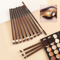 Ensemble de pinceaux de maquillage doux et moelleux JLY pour fond de teint, anticernes, fard à paupières, poudre fixante, pinceaux cosmétiques professionnels