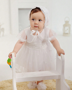 Vestido de <span class=keywords><strong>bautizo</strong></span> <span class=keywords><strong>para</strong></span> bebé recién nacido, vestido de bautismo de encaje <span class=keywords><strong>para</strong></span> niña, <span class=keywords><strong>vestidos</strong></span> <span class=keywords><strong>para</strong></span> <span class=keywords><strong>niñas</strong></span> pequeñas, conjunto de ropa blanca, vestido con sombrero - Product Image 1