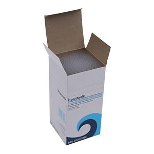 Pajitas de Plástico Jumbo Translúcidas sin Envolver Boardwalk JSTU775T50, 7 3/4 Pulgadas, Paquete de 250, Caja de 50 Paquetes - Product Image 4