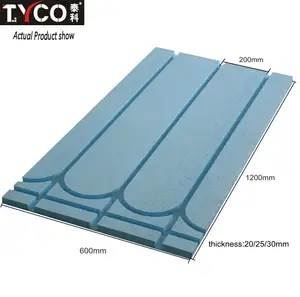 Extruded Polystyrene Foam Under Floor Heating Insulation XPS Board 4X8 2 Inch Rigid Foam Board