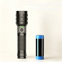 Lampe de camping rechargeable par USB en alliage d'aluminium, étanche IP65, autonomie ultra-longue de 12000 minutes, 2000LM, portée 300-400M, 3000mAh