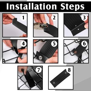 Il Best-seller Custom e facile da installare cavo di <span class=keywords><strong>rete</strong></span> di difesa 3D giardino Privacy sicurezza catena di <span class=keywords><strong>recinzione</strong></span> a dogana - Product Image 4