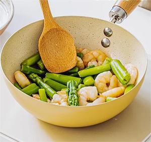 セラミックコーティング中華鍋ノンスティック中華鍋商業家庭用誘導調理機ガスストーブユニバーサル
