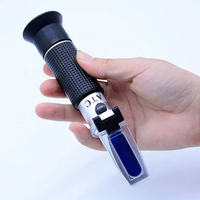 Refractómetro de azúcar portátil, medidor de 0-32% Brix, prueba de Brix portátil para Analizador de calidad del agua de miel, compatible con pedidos a granel, OEM y ODM