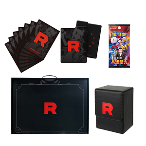 Jeu de cartes à collectionner SV10 Thème Villain, valise de 60 cartes, incluant des cartes holographiques et estampées à chaud, protection IP, personnalisable, vente en gros, jeu de carrom - Product Image 5