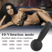 Delove 10-Frequenz Mini-Vibrator Masturbation Klitoris-Stimulation Sexspielzeug für Männer Frauen Wiederaufladbar Wasserdicht Silikon ABS