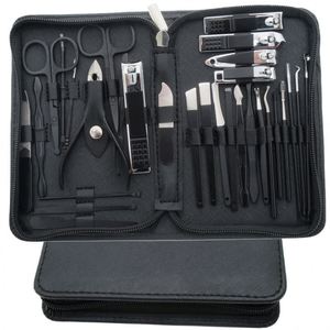 Lot de 7 outils de manucure et pédicure en acier inoxydable rose ou vert – Coupe-ongles et limes à ongles pour soins personnels – Vente en gros - Product Image 3
