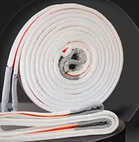 Sangles rondes en sangle de polyester pour la manutention des matériaux de construction, résistantes à l'abrasion, certifiées EN1492-1:2000, certifiées TUV