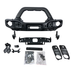 Defensa Delantera de Acero de Alta Calidad Estilo <span class=keywords><strong>Corto</strong></span> y Parachoques Trasero para Accesorios <span class=keywords><strong>Jeep</strong></span> Wrangler JL JT <span class=keywords><strong>4x4</strong></span> - Product Image 2